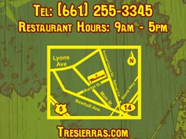 Tresierras Menu